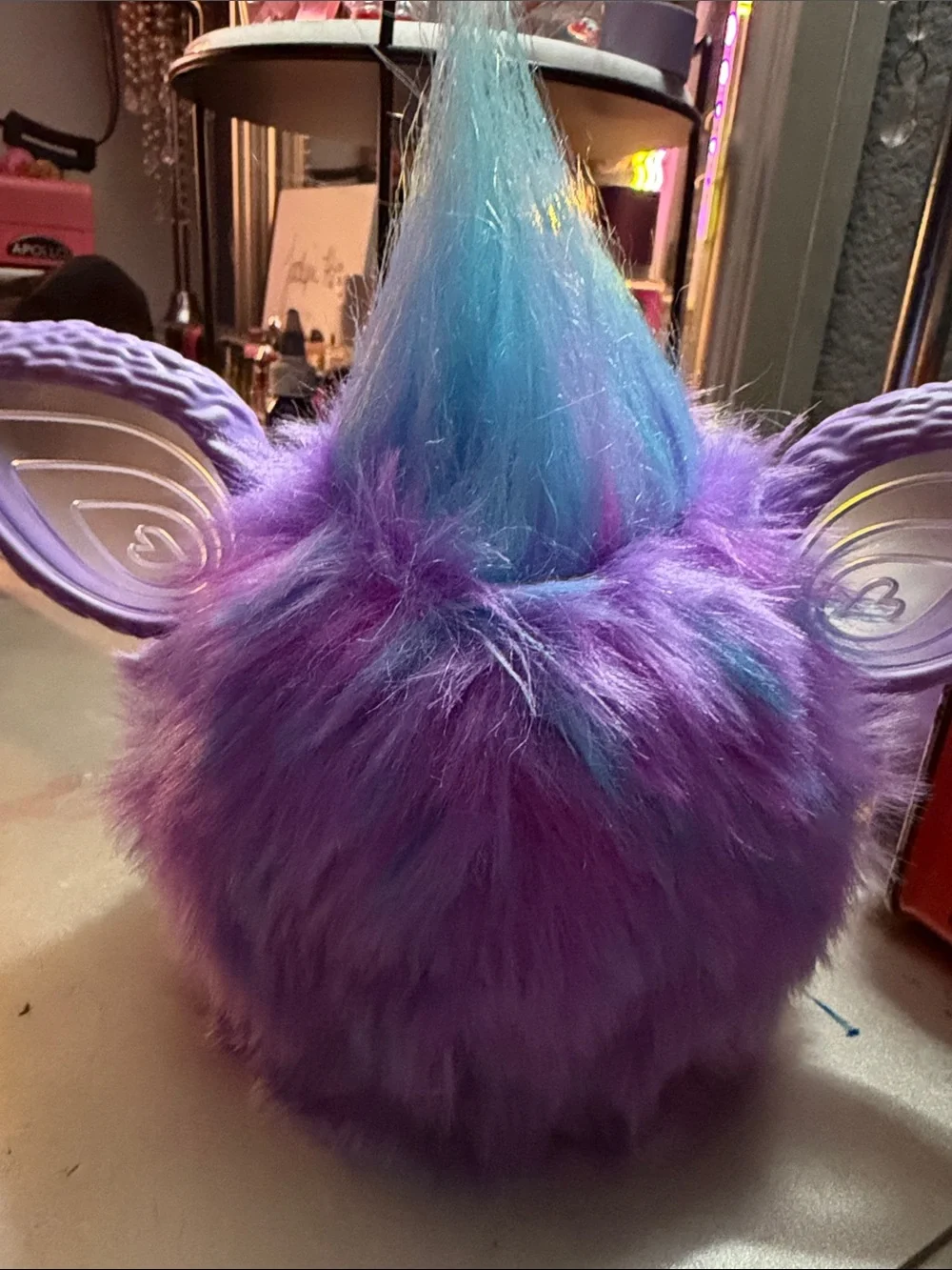 Hasbro Furby Purple & Teal Interactive Bird Toy - Fluffy Playtime Companion